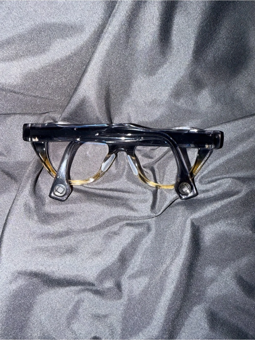 Blake Kuwahara Valerio Grey/Gold Ombre Eye Glasses